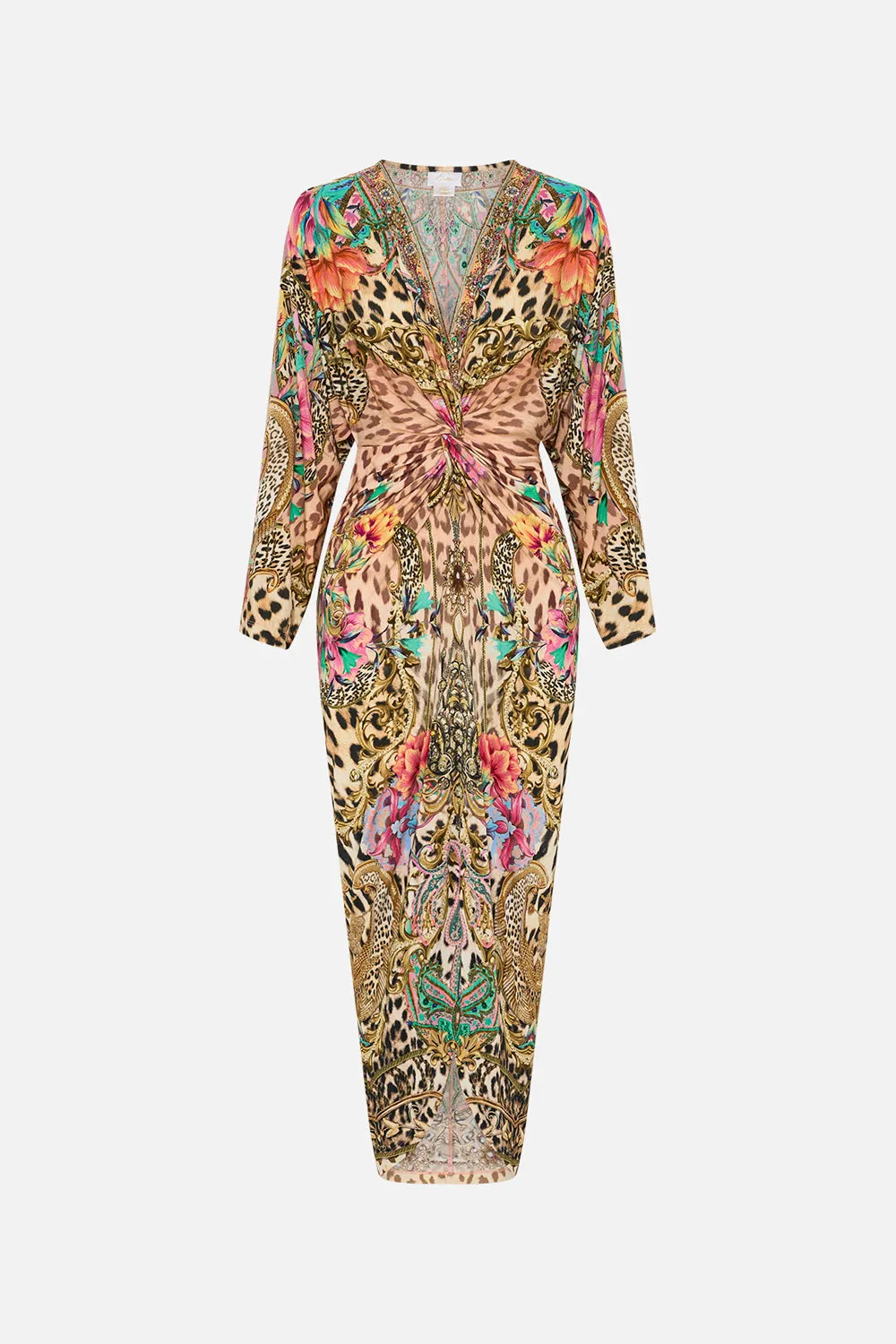 LONG SPLIT FRONT TWIST DRESS QUEEN ATLANTIS sold by Camilla product image thumbnail 3