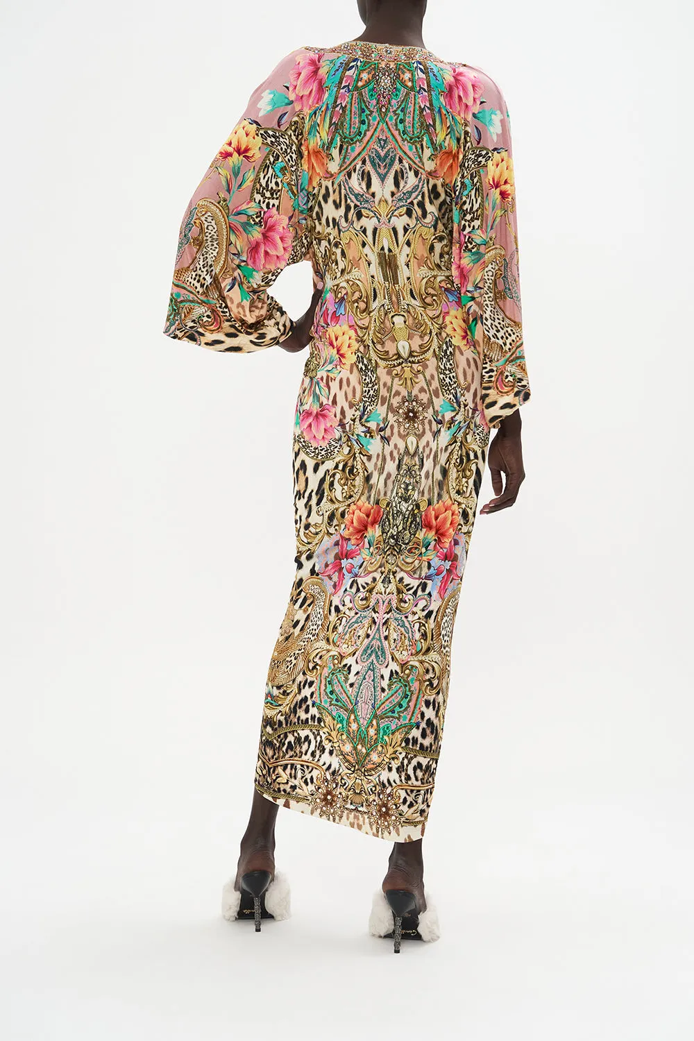 LONG SPLIT FRONT TWIST DRESS QUEEN ATLANTIS sold by Camilla product image thumbnail 2