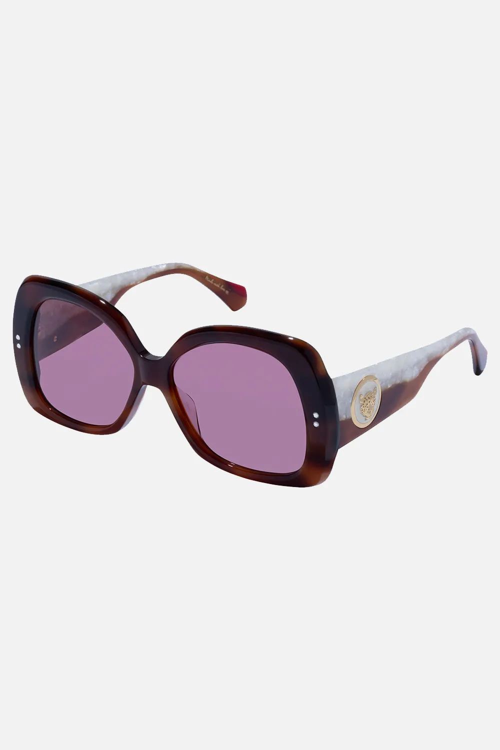 LATE CHECKOUT SUNGLASSES TORT / IVORY sold by Camilla