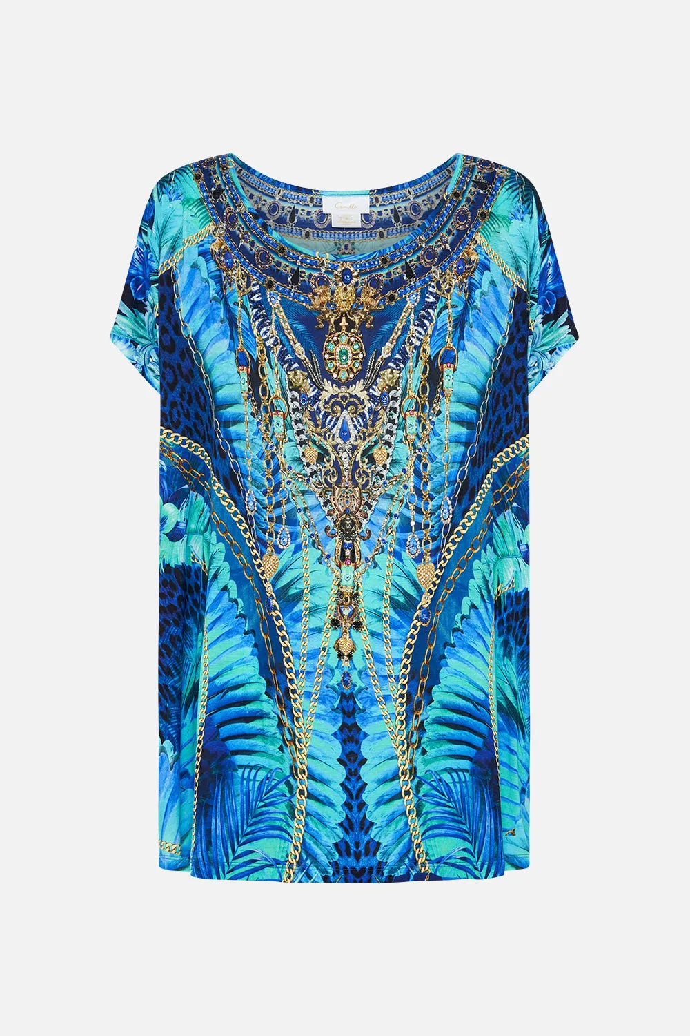 LOOSE FIT TEE SONG OF THE JUNGLE sold by Camilla product image thumbnail 3