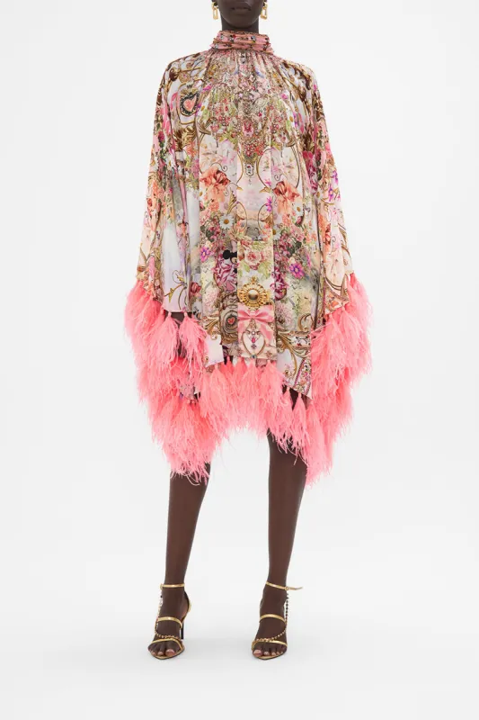 HIGH NECK RUFFLE SWING DRESS MINNIE MOUSE MAGIC made by Camilla