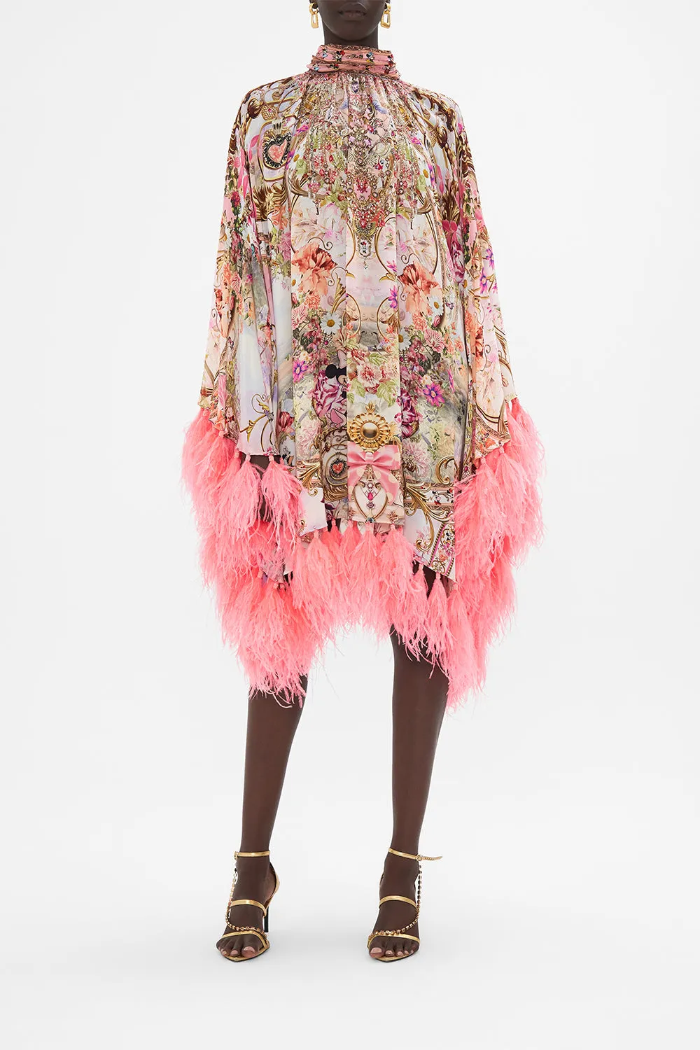 HIGH NECK RUFFLE SWING DRESS MINNIE MOUSE MAGIC sold by Camilla