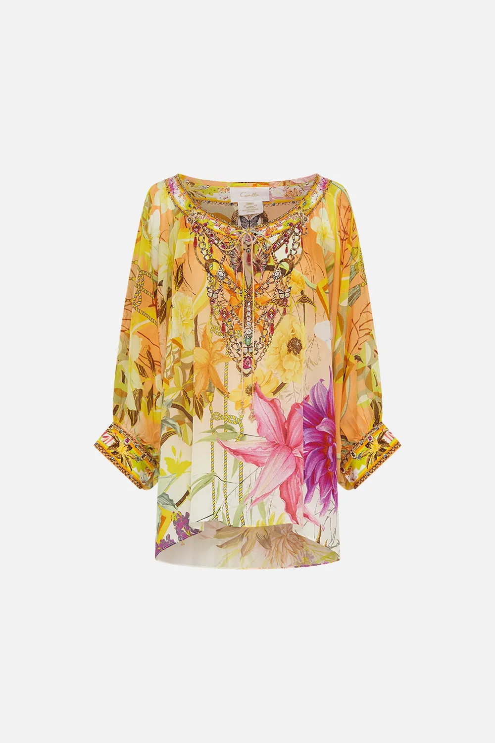 RAGLAN SLEEVE BLOUSE WITH CUFF HOW DOES YOUR GARDEN GROW sold by Camilla product image thumbnail 3