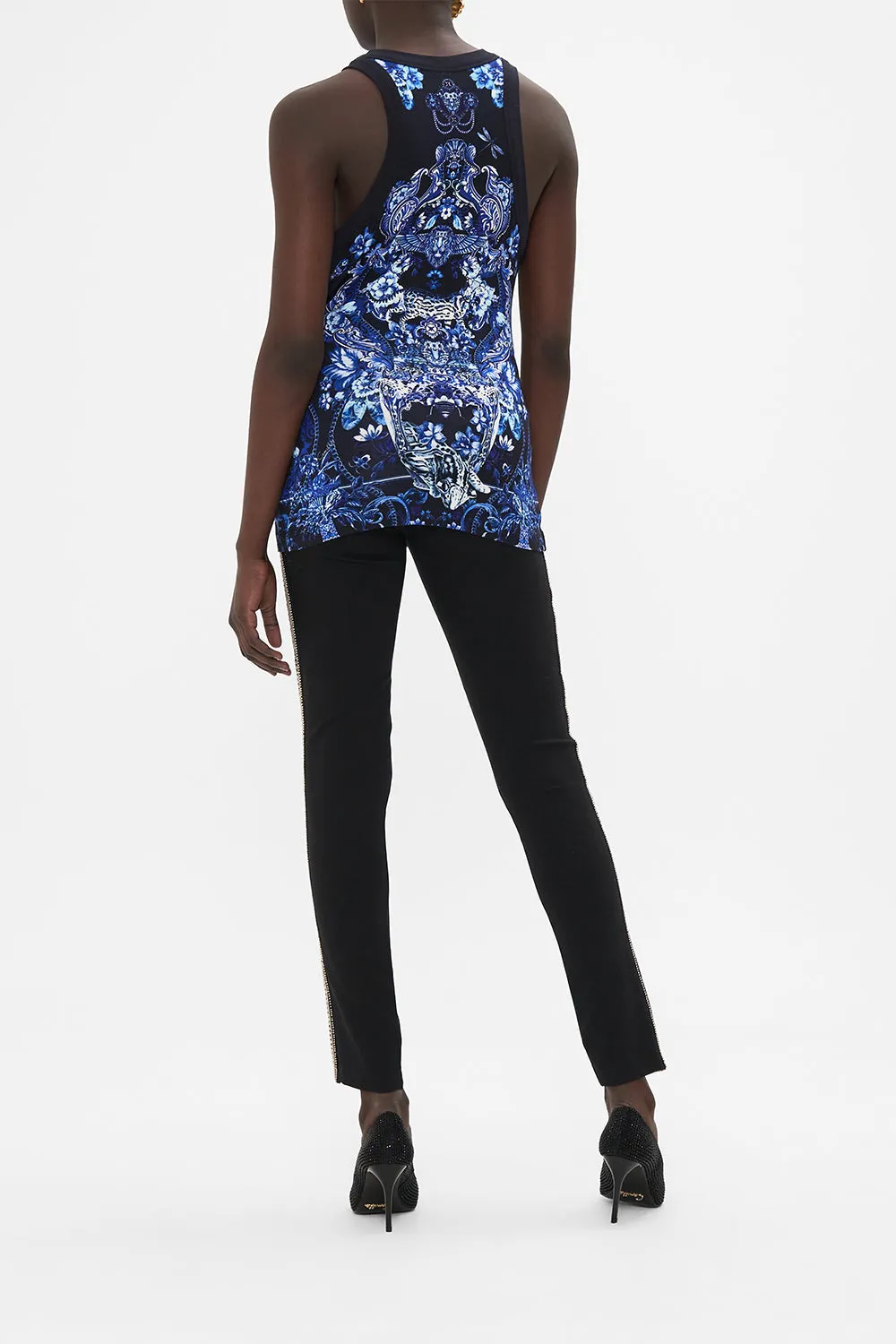 JERSEY TANK TOP - NAVY DELFT DYNASTY sold by Camilla product image thumbnail 2