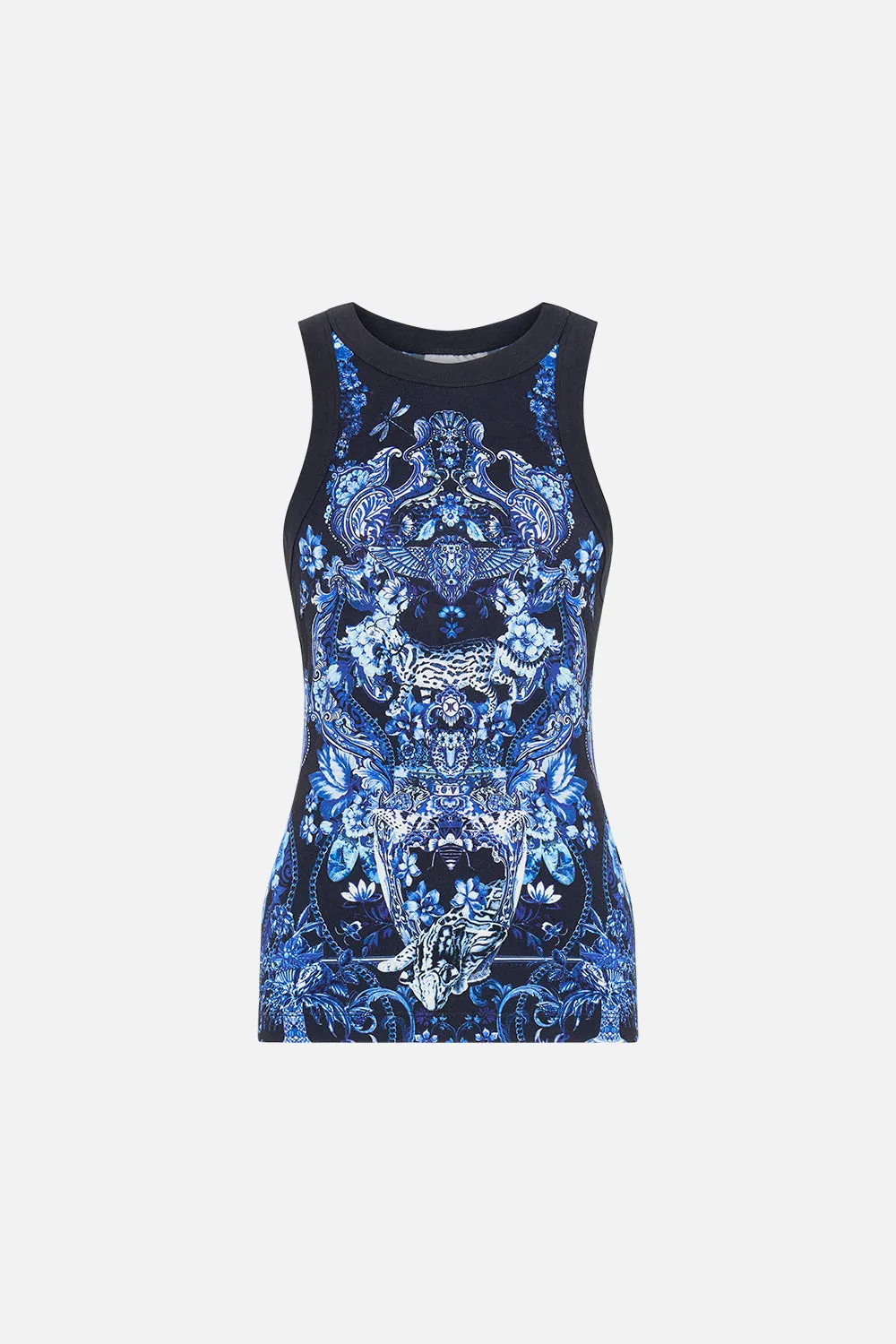JERSEY TANK TOP - NAVY DELFT DYNASTY sold by Camilla product image thumbnail 3