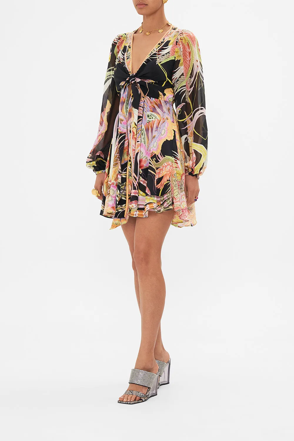 SHORT WRAP TIE DRESS LADY OF THE MOON sold by Camilla product image thumbnail 4