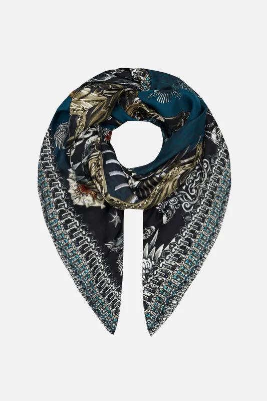 LARGE SQUARE SCARF ANIMAL ANARCHY sold by Camilla