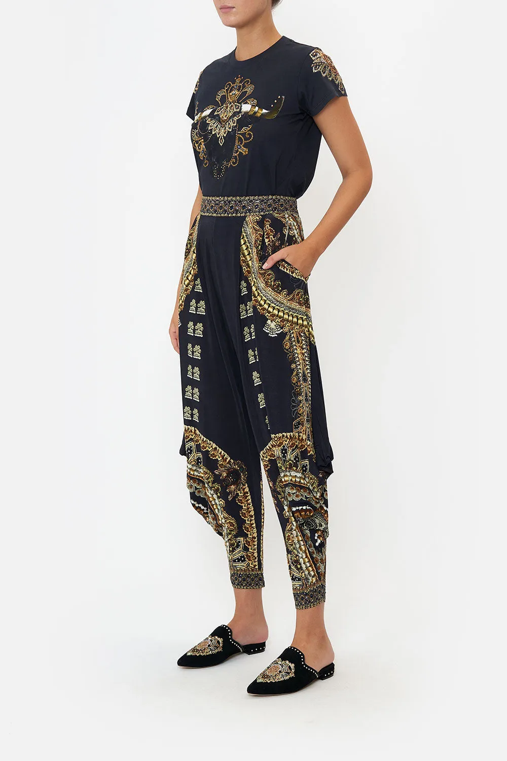 JERSEY DRAPE PANT WITH POCKET ITS ALL OVER TORERO sold by Camilla product image thumbnail 5