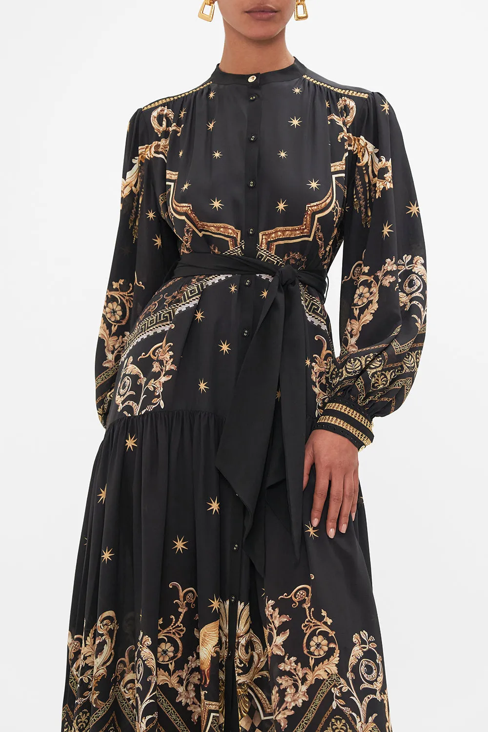 BUTTON THROUGH DRESS WITH YOKE DUOMO DYNASTY sold by Camilla product image thumbnail 5