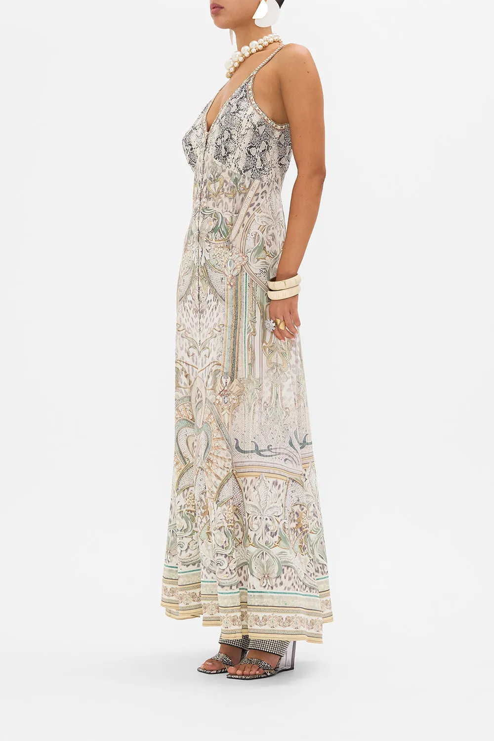 BUTTON FRONT STRAPPY DRESS IVORY TOWER TALES sold by Camilla product image thumbnail 4