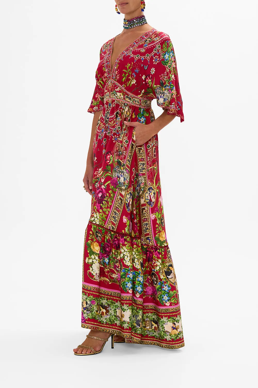 WAISTED DRESS WITH HEM RUFFLE JUST ONE BITE SNOW WHITE sold by Camilla product image thumbnail 4