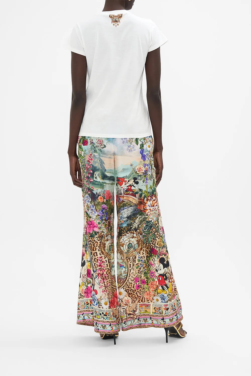 SLIM FIT ROUND NECK T-SHIRT MICKEY TAKES A TRIP sold by Camilla product image thumbnail 2