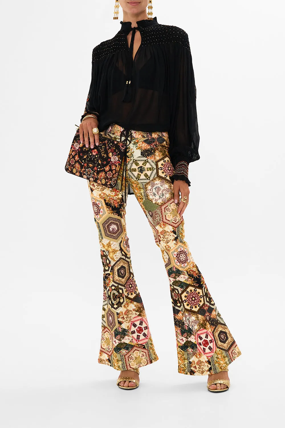 SMALL CANVAS CLUTCH STITCHED IN TIME sold by Camilla product image thumbnail 4