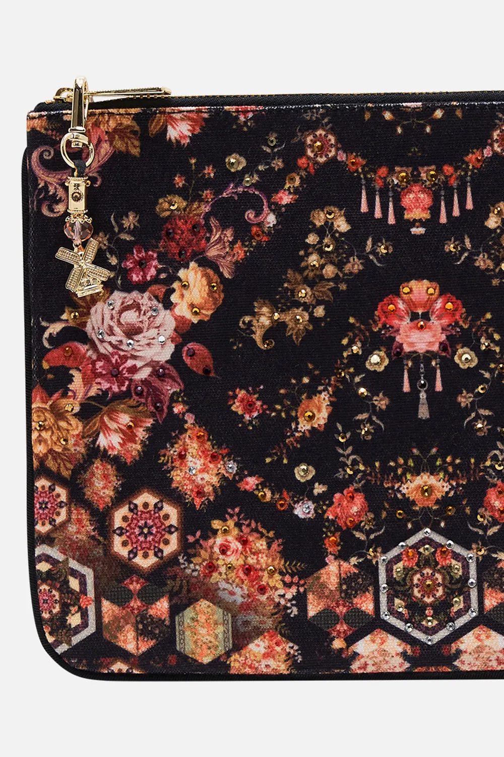 SMALL CANVAS CLUTCH STITCHED IN TIME sold by Camilla product image thumbnail 3