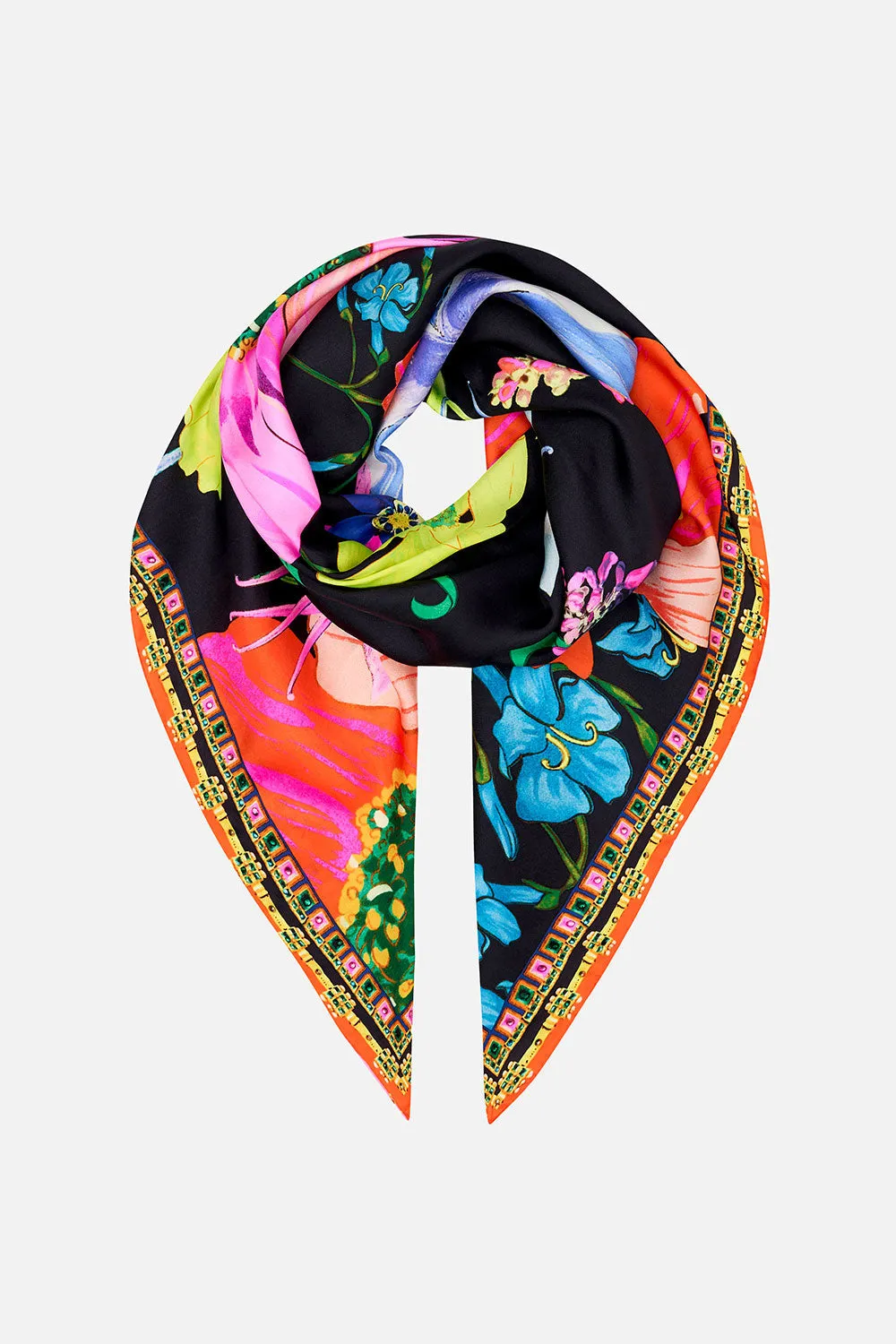 LARGE SQUARE SCARF AWAY WITH THE FAIRIES sold by Camilla