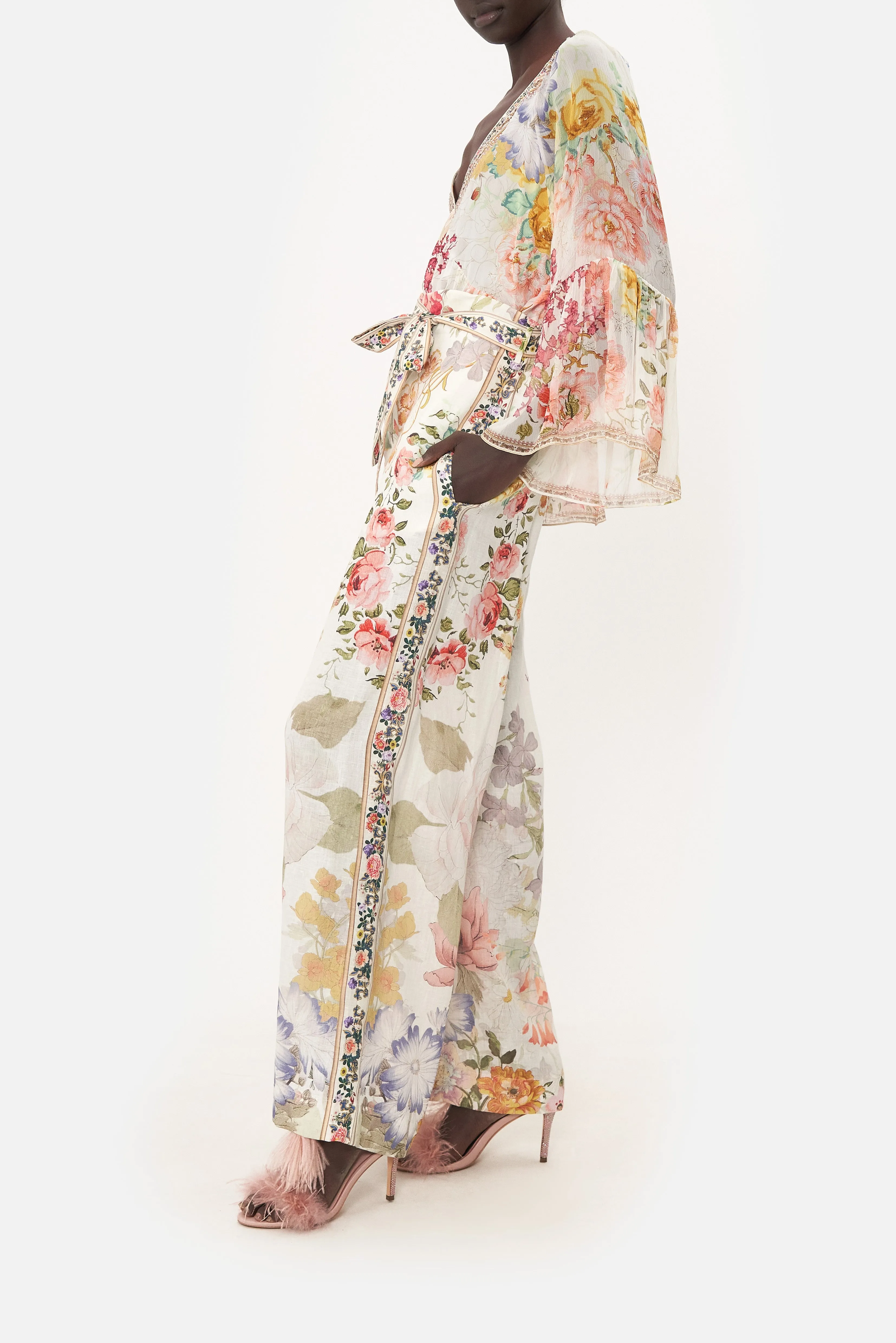 PAPERBAG WAIST WIDE LEG PANT ROMANTIC RITES sold by Camilla product image thumbnail 4