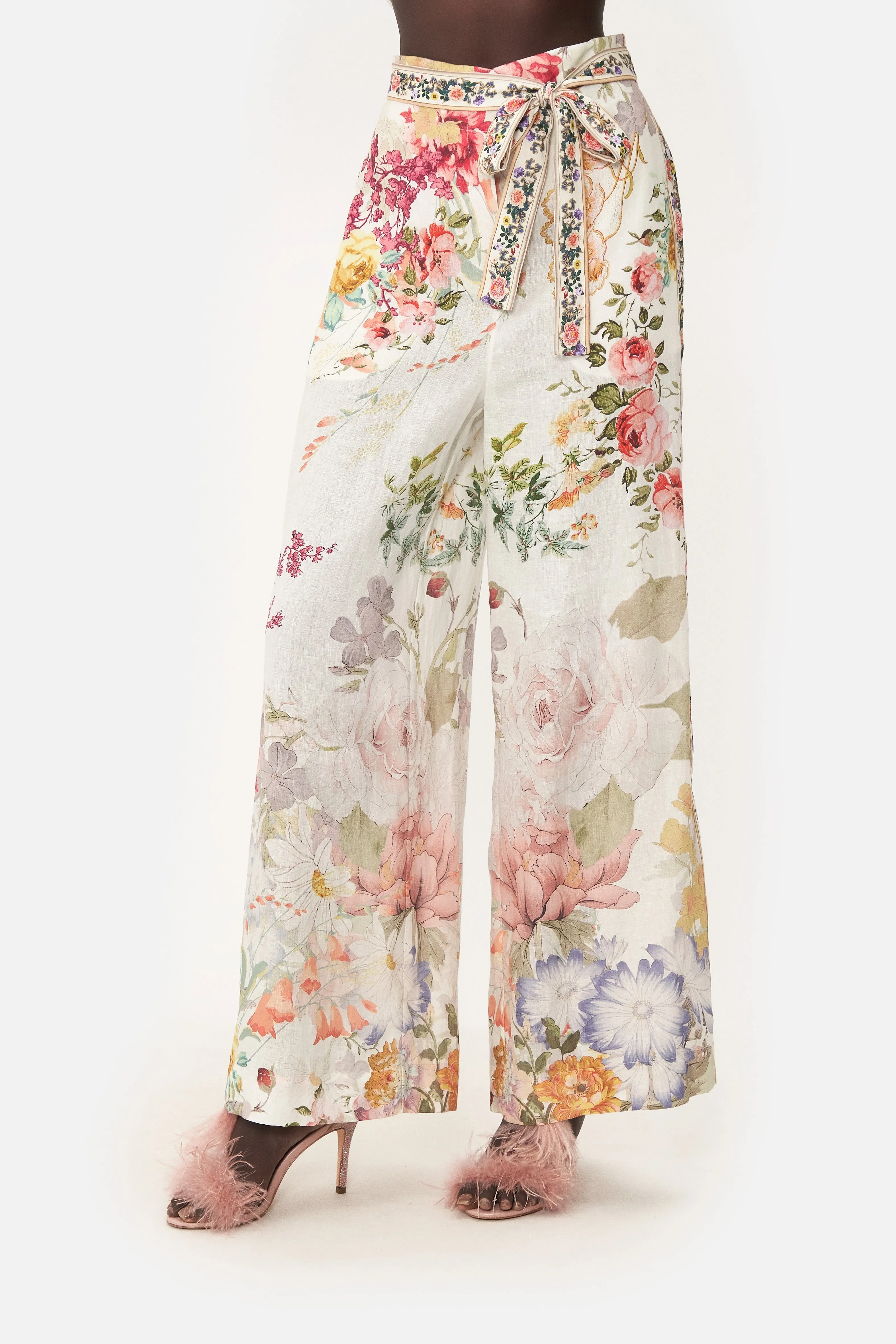 PAPERBAG WAIST WIDE LEG PANT ROMANTIC RITES sold by Camilla product image thumbnail 5