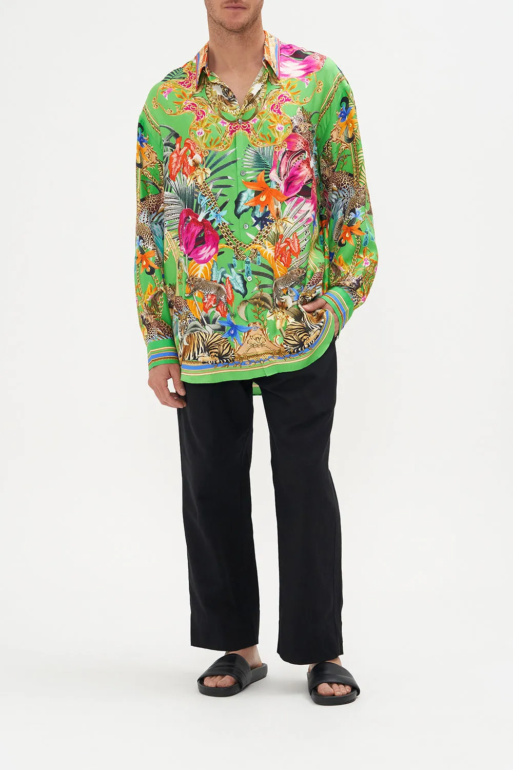 MENS OVERSIZED SHIRT CURIOUS AND CURIOUSER sold by Camilla