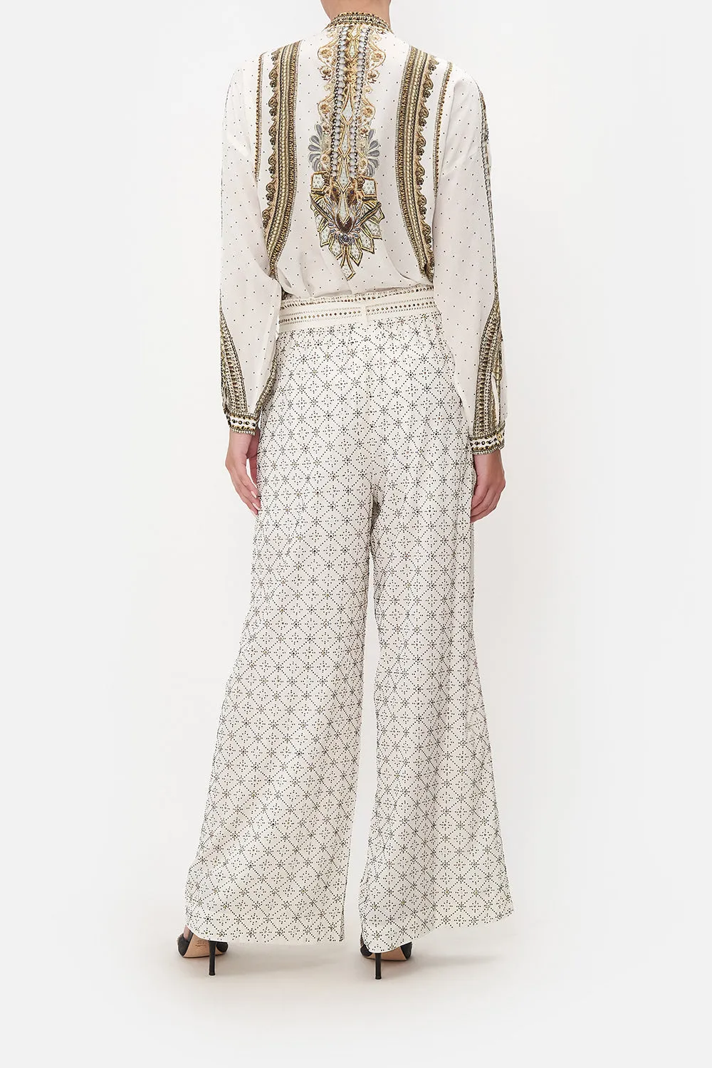 PAPERBAG WAIST WIDE LEG PANT LUXE ESPIRITU sold by Camilla product image thumbnail 2