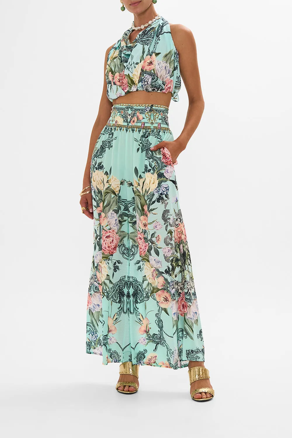 LARGE SQUARE SCARF PETAL PROMISE LAND sold by Camilla product image thumbnail 3