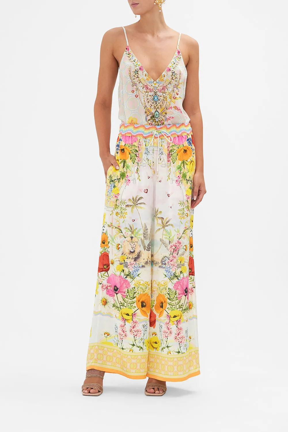 STRAIGHT LEG PANT SUNLIGHT SYMPHONY sold by Camilla