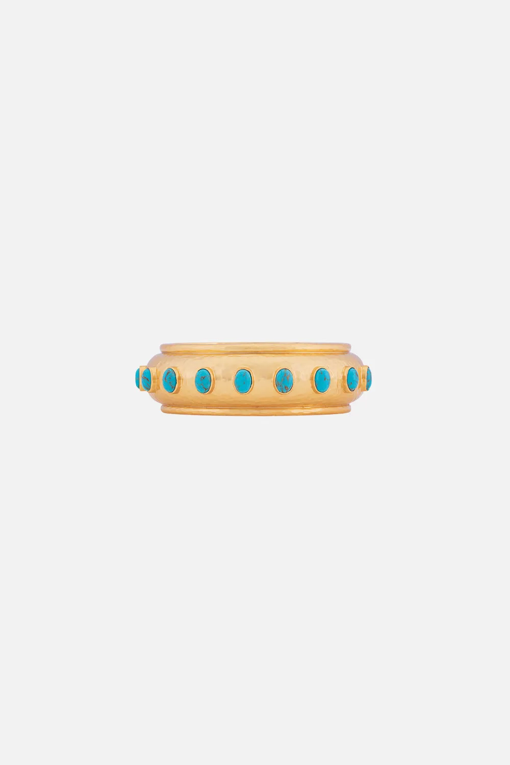 AVA GOLDEN TURQUOISE BANGLE MULTI sold by Camilla