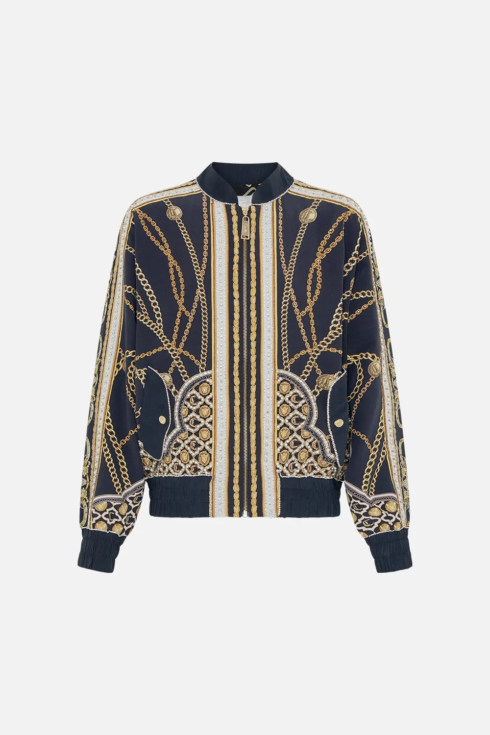 RELAXED BOMBER JACKET TETHER ME NOT sold by Camilla product image thumbnail 3