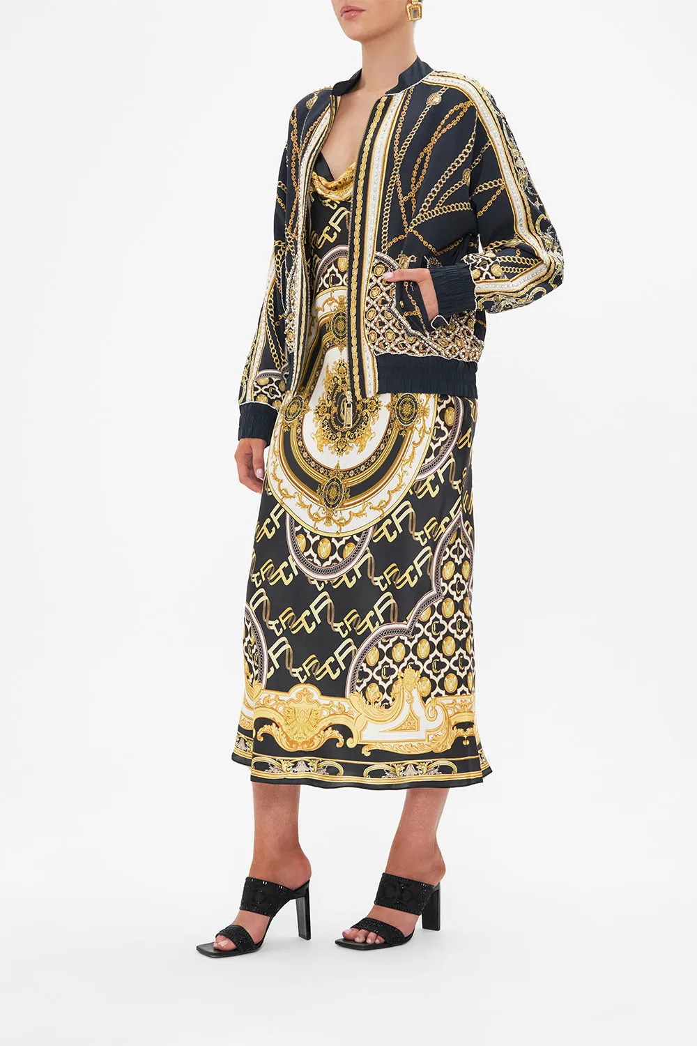 RELAXED BOMBER JACKET TETHER ME NOT sold by Camilla product image thumbnail 4