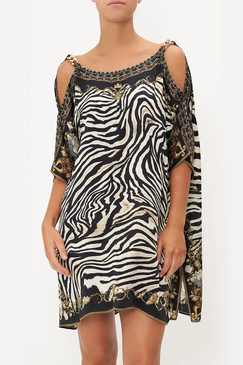 SLIM DRAPED TOP WITH HARDWARE EARN YOUR STRIPES sold by Camilla product image thumbnail 5