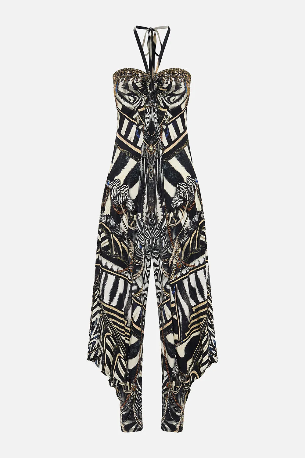DRAPED PANT JUMPSUIT WITH HARDWARE KNIGHT OF THE WILD sold by Camilla product image thumbnail 3