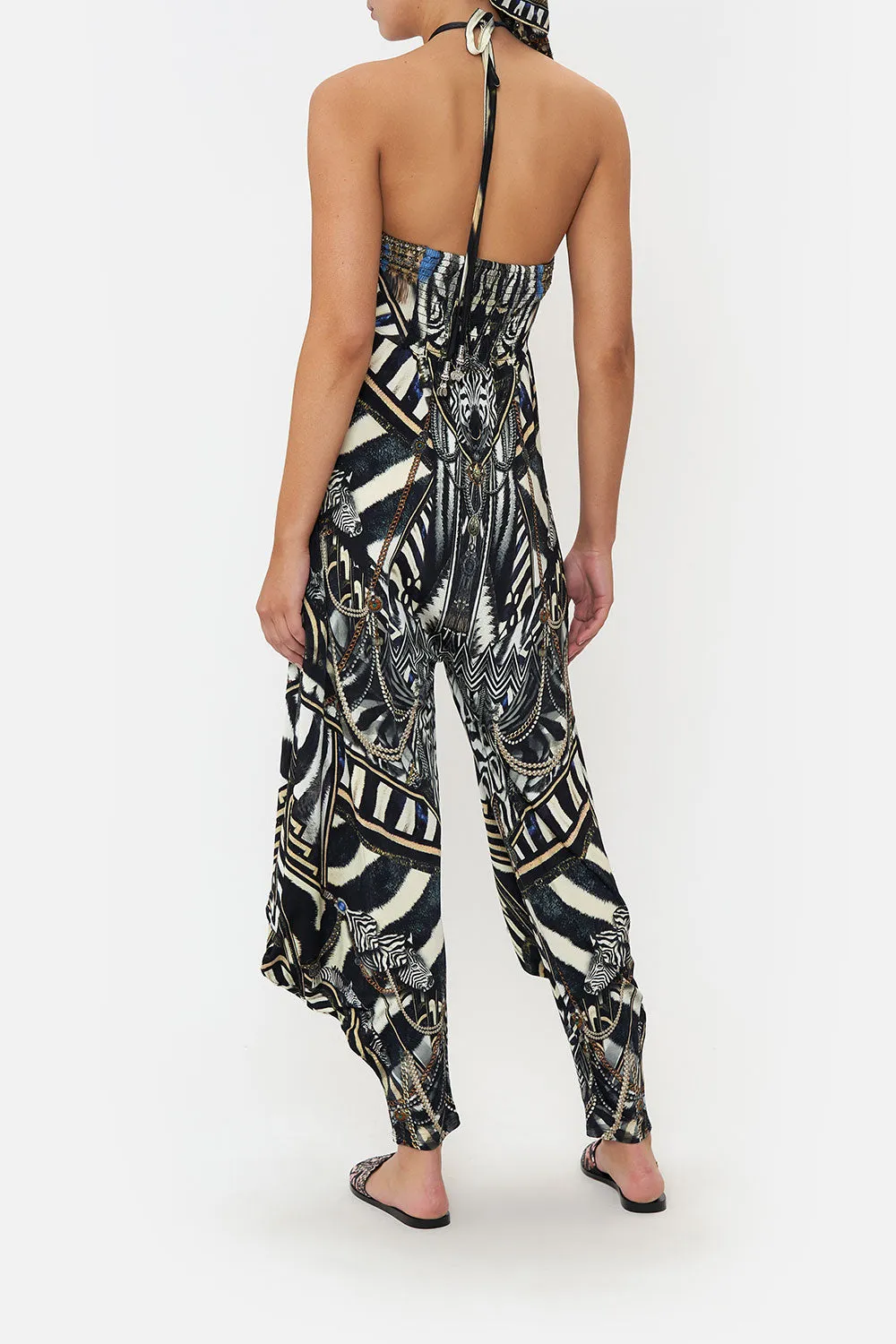 DRAPED PANT JUMPSUIT WITH HARDWARE KNIGHT OF THE WILD sold by Camilla product image thumbnail 2
