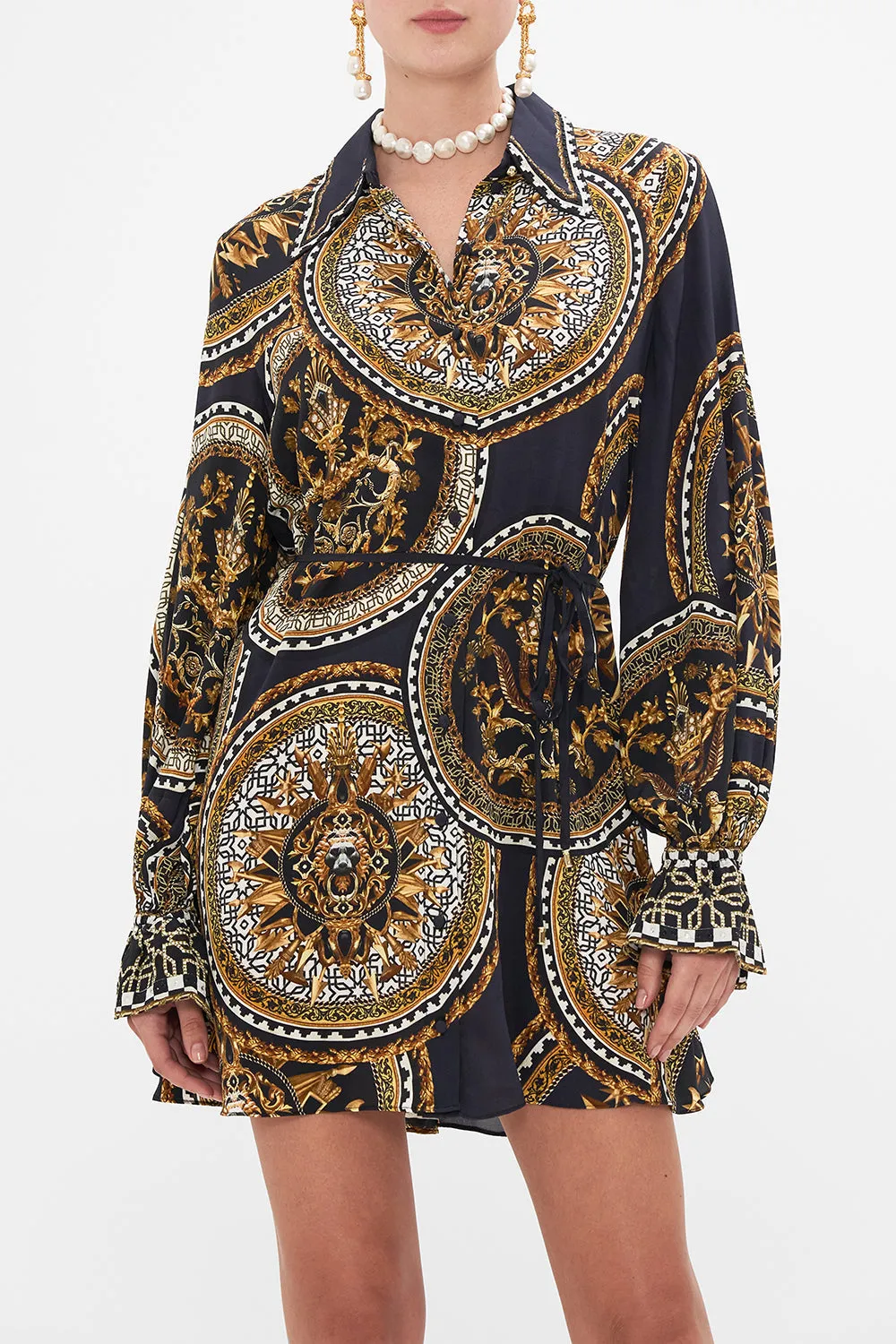 SHIFT SHIRT DRESS DUOMO KALEIDO sold by Camilla product image thumbnail 5