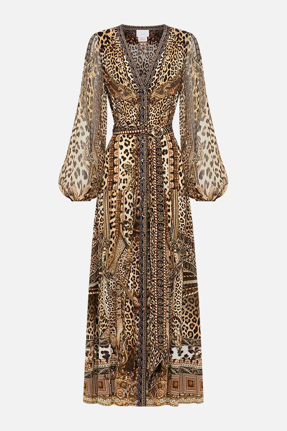 V NECK DRESS WITH BELT STANDING OVATION sold by Camilla product image thumbnail 3