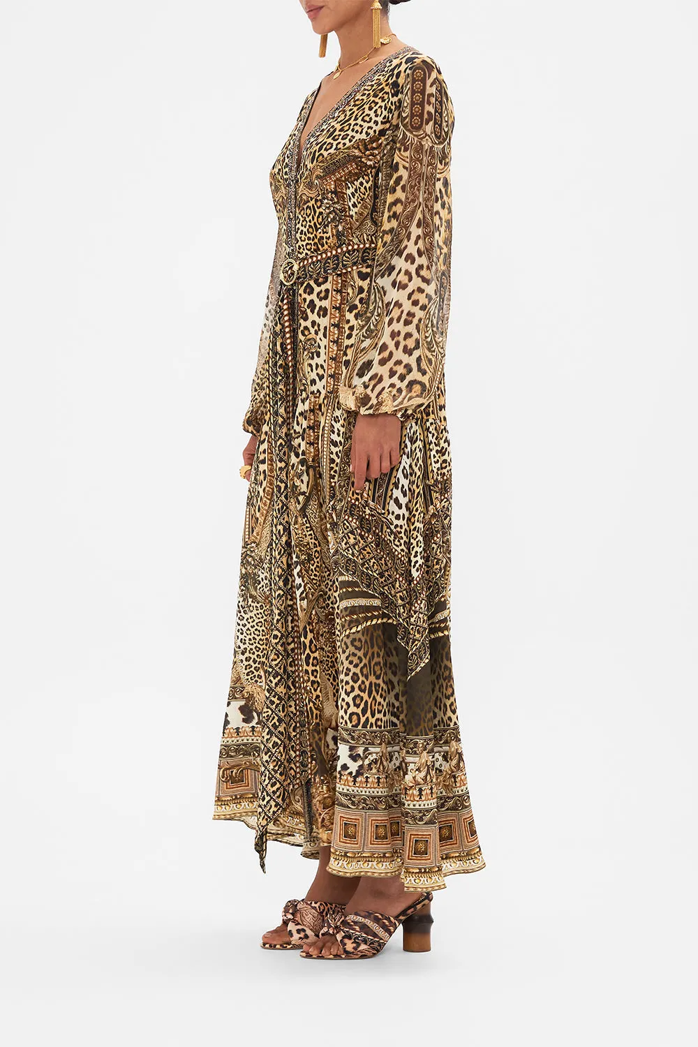 V NECK DRESS WITH BELT STANDING OVATION sold by Camilla product image thumbnail 4