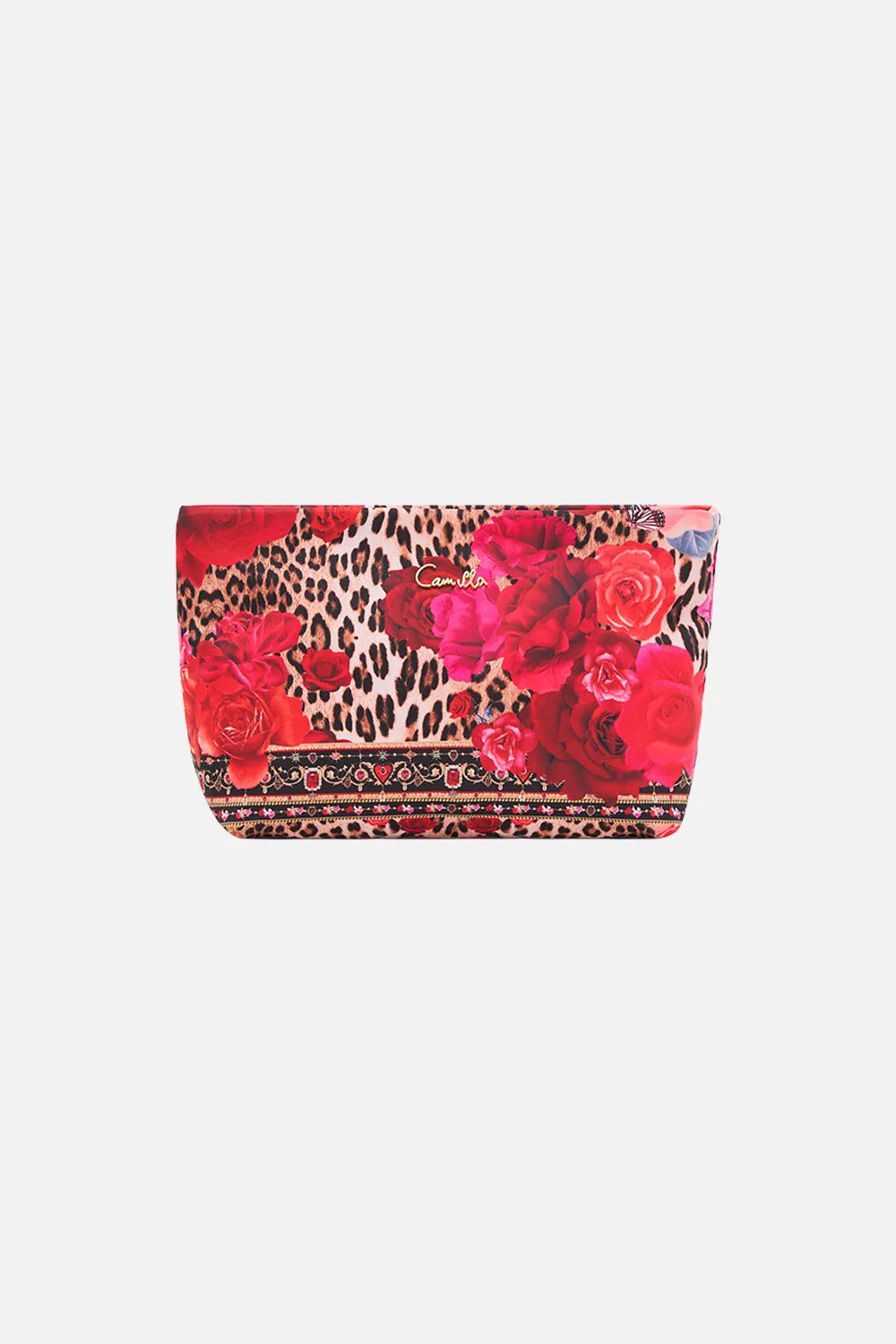 SMALL MAKEUP CLUTCH HEART LIKE A WILDFLOWER sold by Camilla