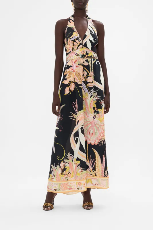 HALTERNECK JUMPSUIT WITH TIE NECK LADY OF THE MOON sold by Camilla