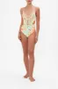 TIE BACK V-NECK ONE PIECE TALK THE WALK sold by Camilla