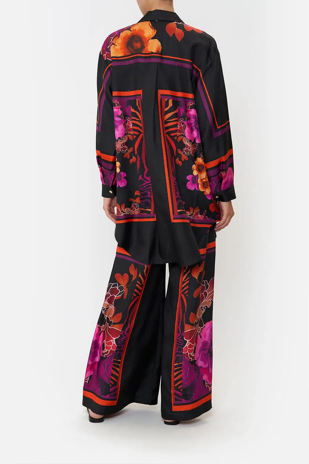 SHIRT TUNIC WITH POCKETS MIDNIGHT POPPY sold by Camilla product image thumbnail 2