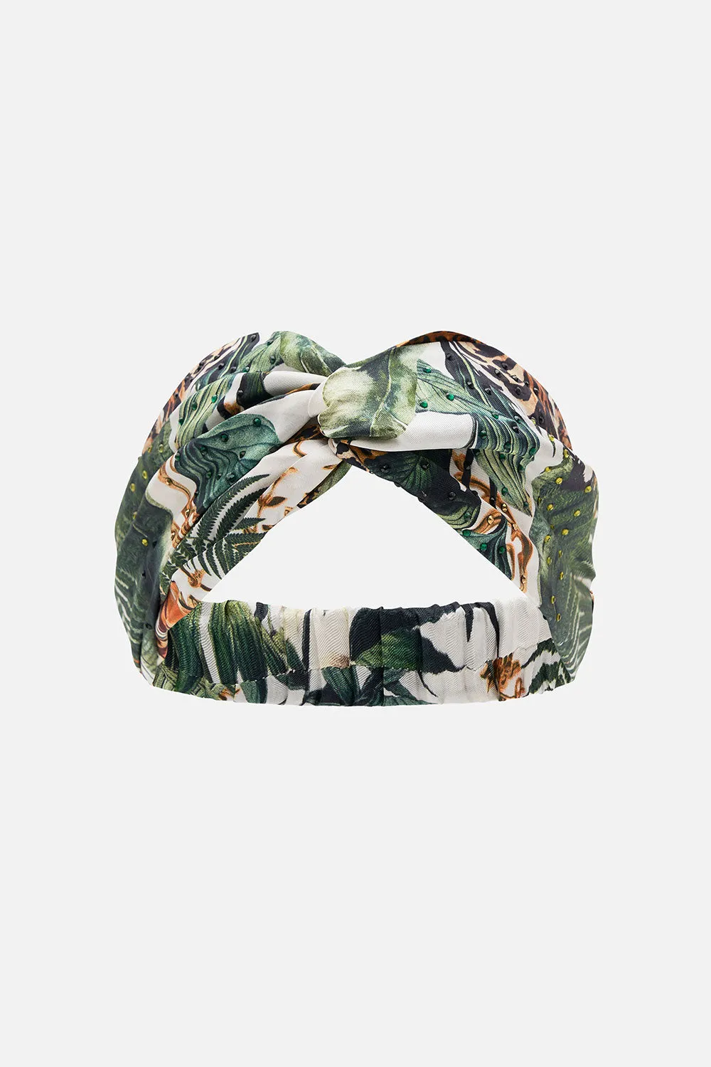 WOVEN TWIST HEADBAND TIGER TRAP sold by Camilla