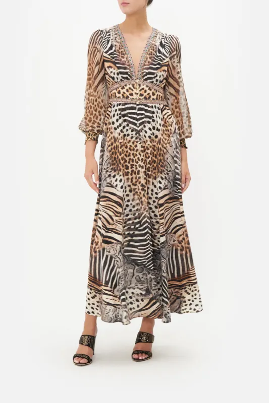 BUTTON DRESS WITH SHAPED WAISTBAND FOR THE LOVE OF LEO sold by Camilla