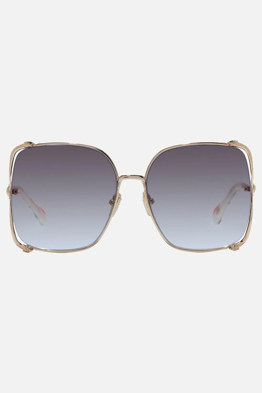 TOO GLAM TO GIVE A DAM SUNGLASSES GOLD / NUDE sold by Camilla product image thumbnail 2