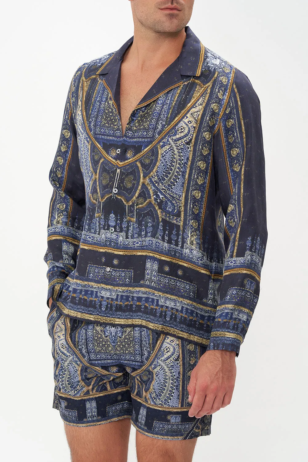 LONG SLEEVE CAMP COLLARED SHIRT FOREVER FAMILY sold by Camilla product image thumbnail 5