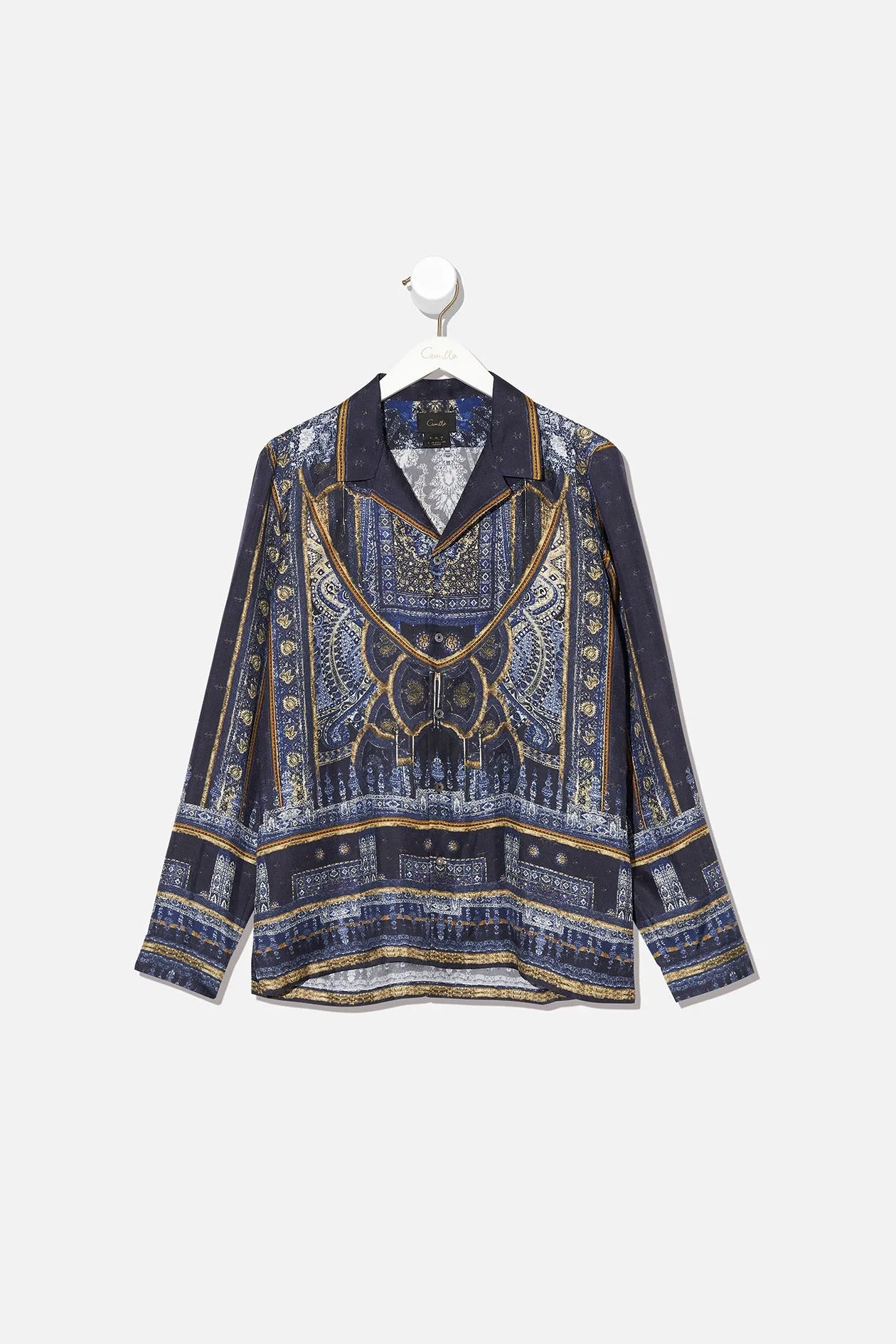 LONG SLEEVE CAMP COLLARED SHIRT FOREVER FAMILY sold by Camilla product image thumbnail 3