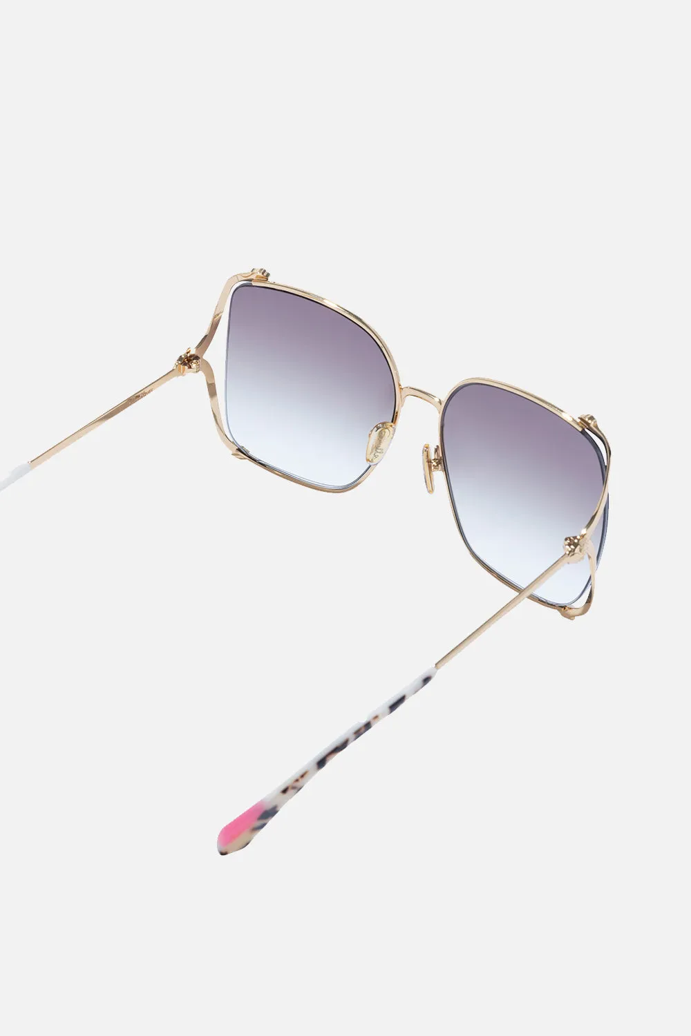 TOO GLAM TO GIVE A DAM SUNGLASSES GOLD / NUDE sold by Camilla product image thumbnail 3