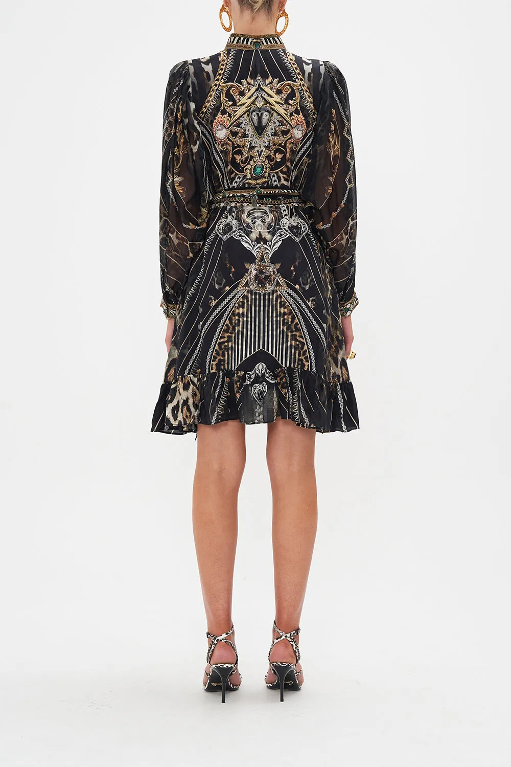 DROP SLEEVE SHIRT DRESS CHAOS IN THE COSMOS sold by Camilla product image thumbnail 2