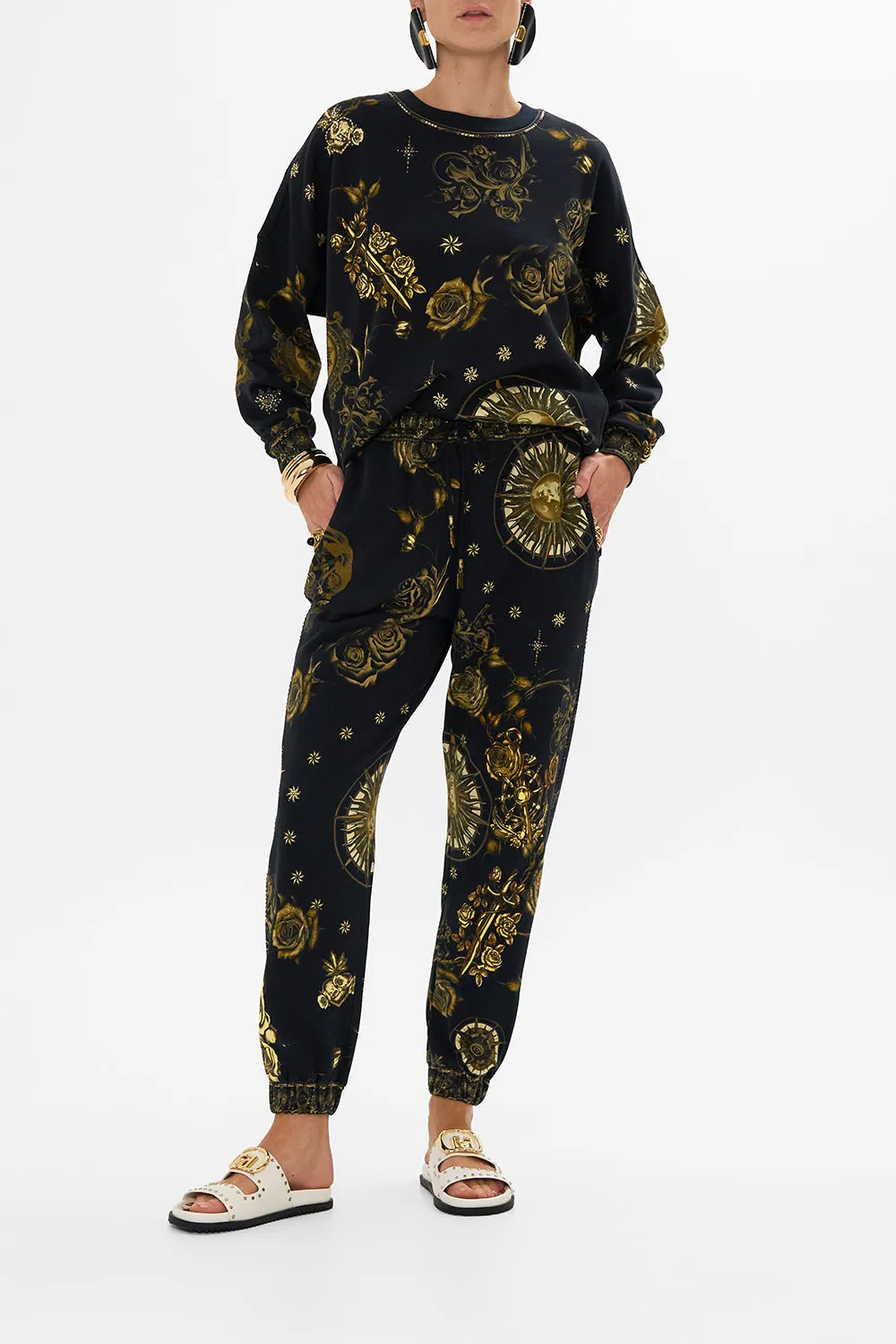 JERSEY TRACK PANT SO SAYS THE ORACLE sold by Camilla