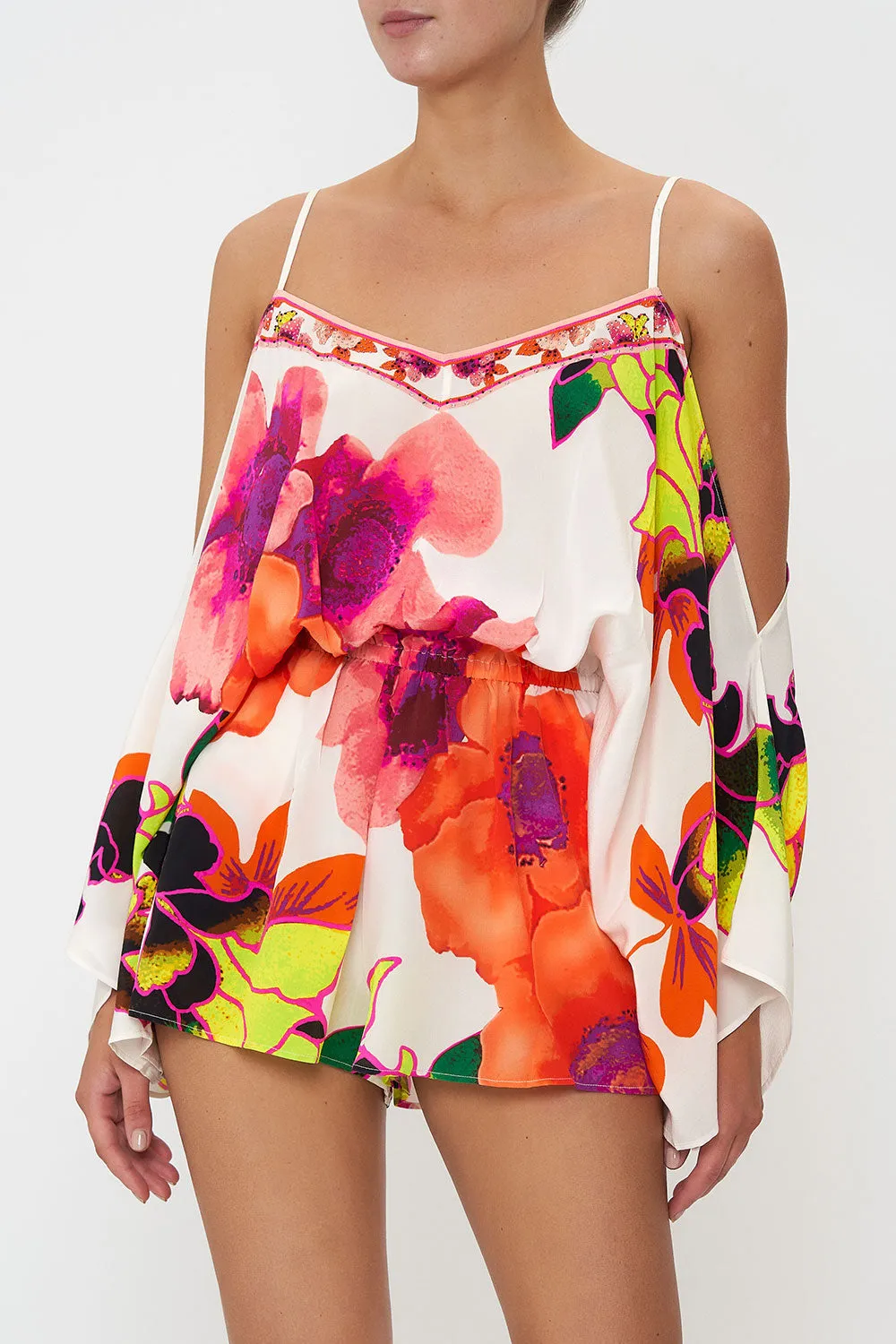 DROP SHOULDER PLAYSUIT PRETTY AS A POPPY sold by Camilla product image thumbnail 5