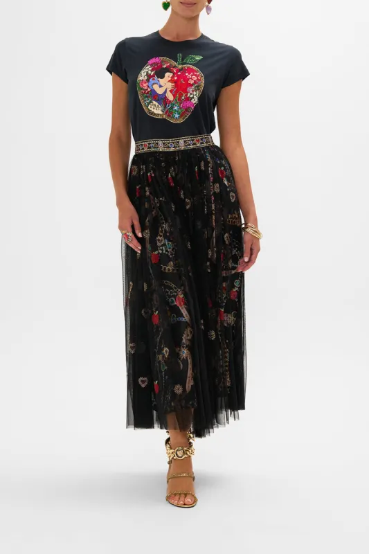 SLIM FIT ROUND NECK T-SHIRT HAPPILY EVER AFTER sold by Camilla