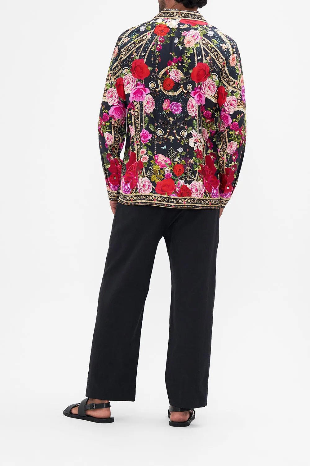 LONG SLEEVE CAMP COLLARED SHIRT RESERVATION FOR LOVE sold by Camilla product image thumbnail 2