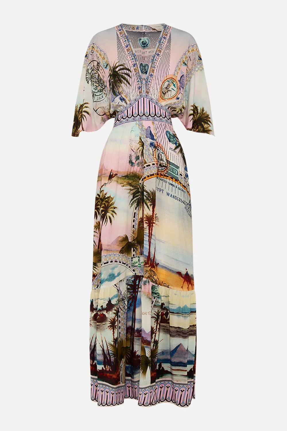 WAISTED DRESS WITH HEM RUFFLE CALL ME IN CAIRO sold by Camilla product image thumbnail 3